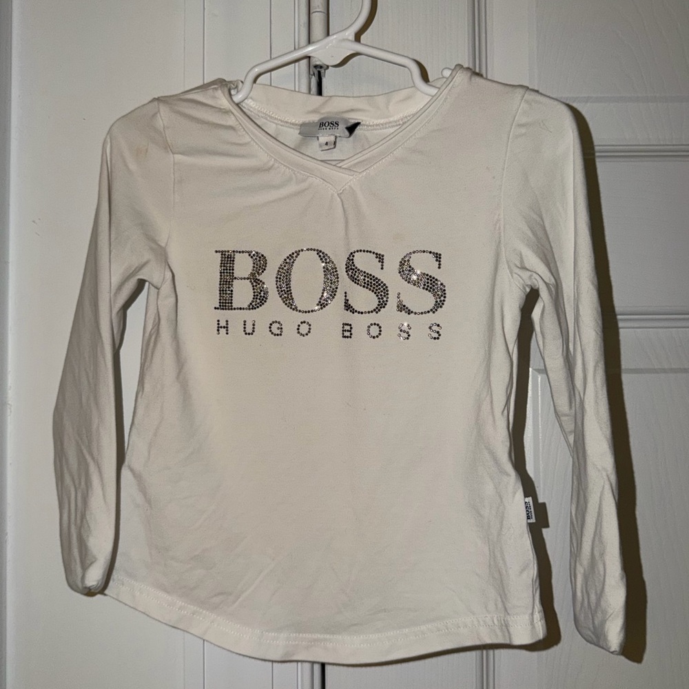Boss Kids White Flowy Comfy Too